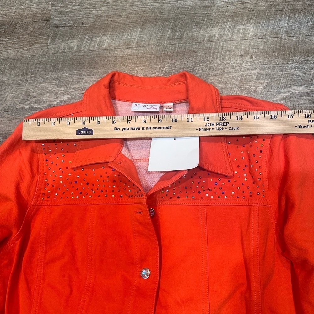 Quaker Factory Dream Jeanne’s 2 piece jacket and capri set size M/L - Picture 7 of 16